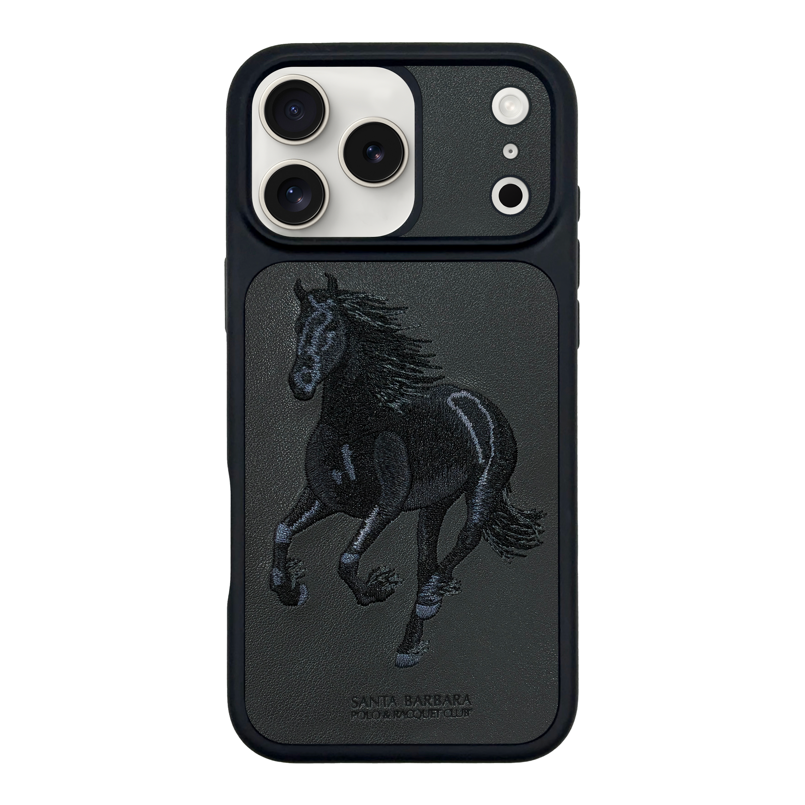 Horse Emoidery Boris Santa Barbara Case For iPhone 17 Series