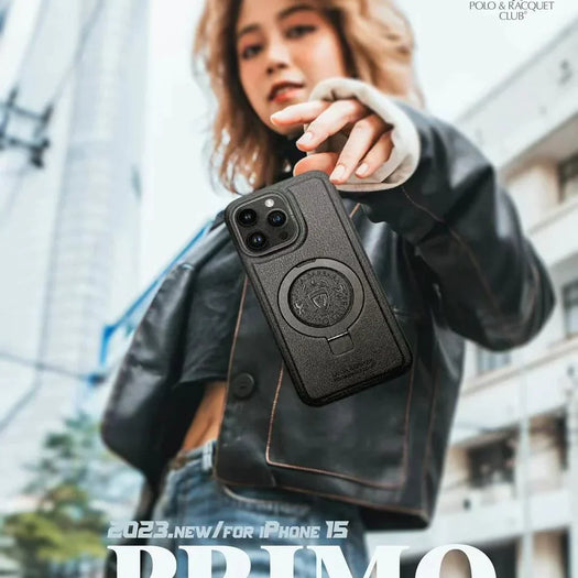 Santa Barbara Classic Primo Series Genuine Leather Case For iPhone 15 Pro Max
