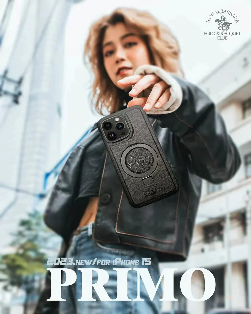 Santa Barbara Classic Primo Series Genuine Leather Case For iPhone 15 Pro