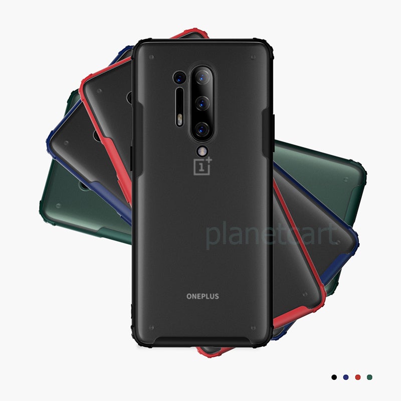 Henks Matte Transparent Case For Oneplus 8 Pro