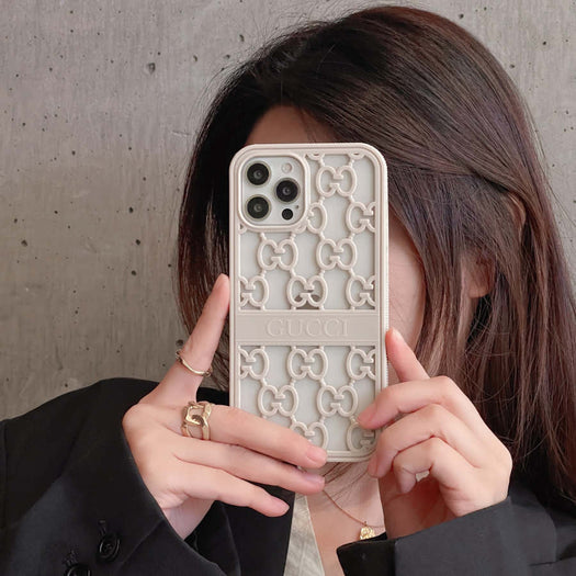Premium Luxury 3D Carved Design Back Case Cover for iPhone 13