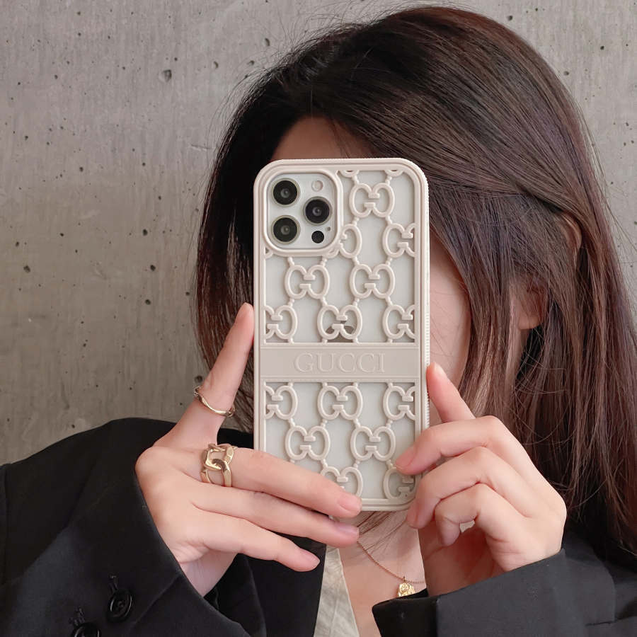 Premium Luxury 3D Carved Design Back Case Cover for iPhone 13