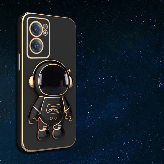 Astronaut Luxurious Gold Edge Back Case For OnePlus Nord CE 2