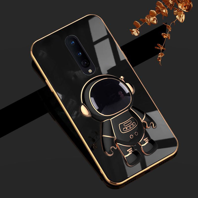 Astronaut Luxurious Gold Edge Back Case For Oneplus 8
