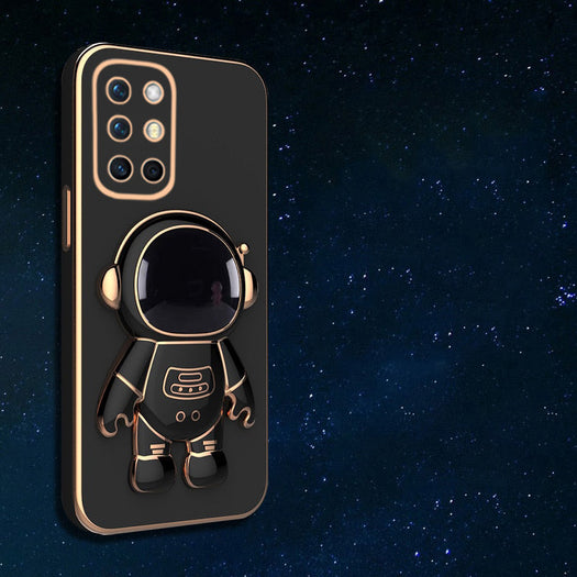 Astronaut Luxurious Gold Edge Back Case For OnePlus 9R