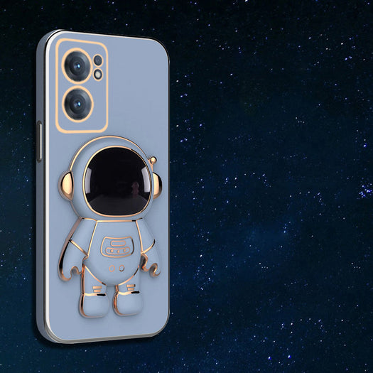 Astronaut Luxurious Gold Edge Back Case For OnePlus Nord CE 2
