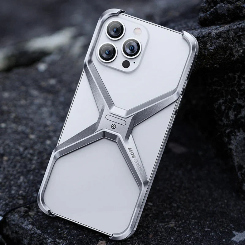 Aluminum Alloy Hollow Cover iPhone For iPhone 16 Pro