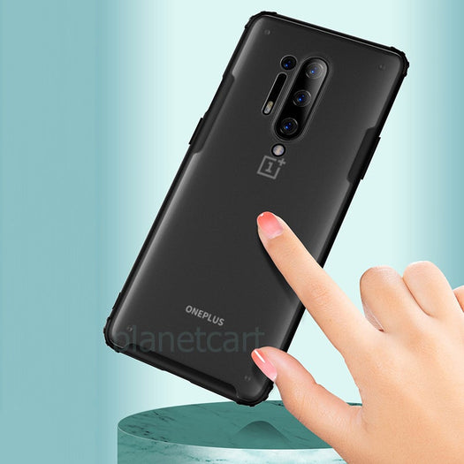 Henks Matte Transparent Case For Oneplus 8 Pro