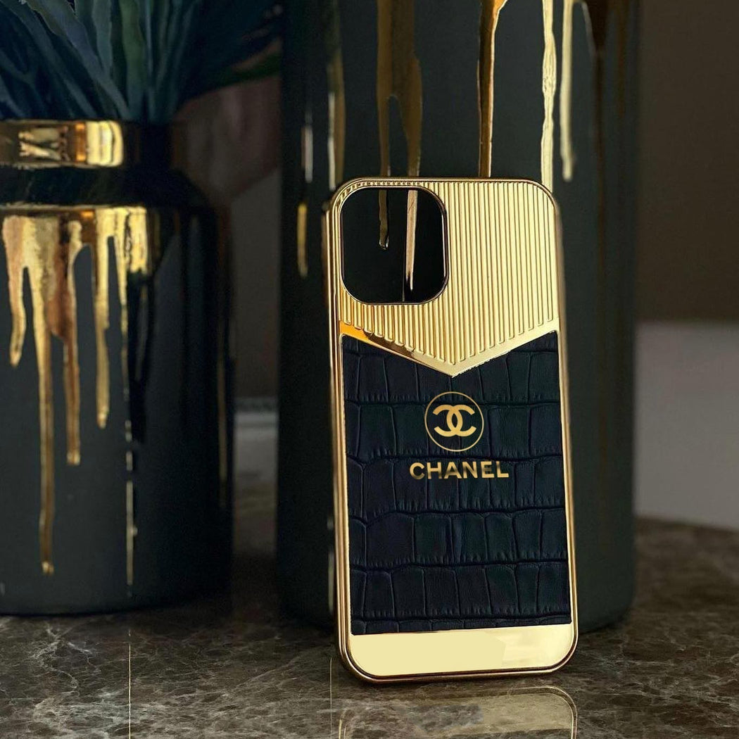 Premium Golden Luxury Back Case For Apple iPhone 13 - Premium Cases