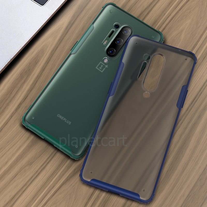 Henks Matte Transparent Case For Oneplus 8 Pro