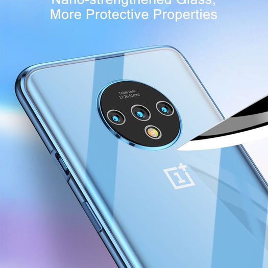 Electronic Auto Fit Double Glass Magnetic Case For One Plus 7T
