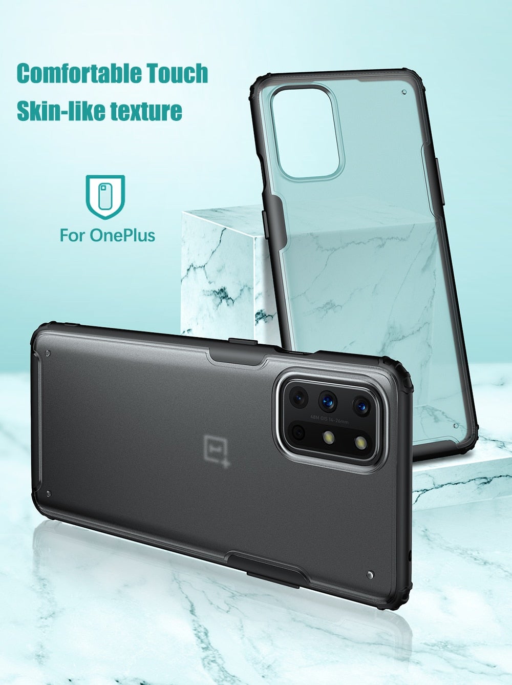 Henks Matte Transparent Case For Oneplus 9R
