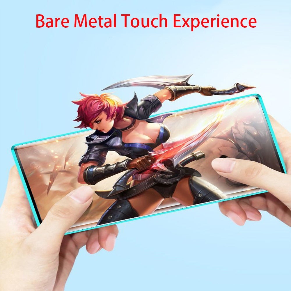 Electronic Auto Fit Double Glass Magnetic Case For One Plus 7T
