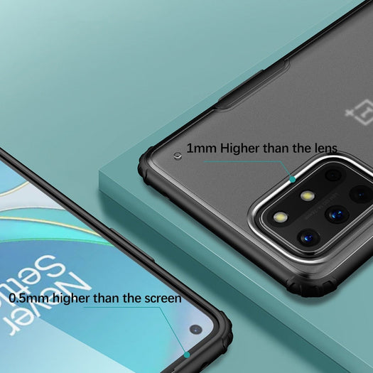 Henks Matte Transparent Case For Oneplus 9 Pro