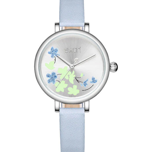 Floral Analog Wristwatch