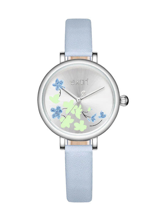 Floral Analog Wristwatch