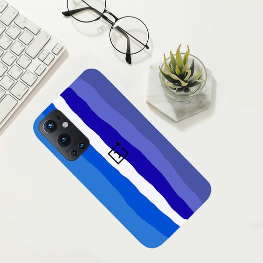 Rainbow Liquid Silicone Soft Case For Oneplus 9 Pro
