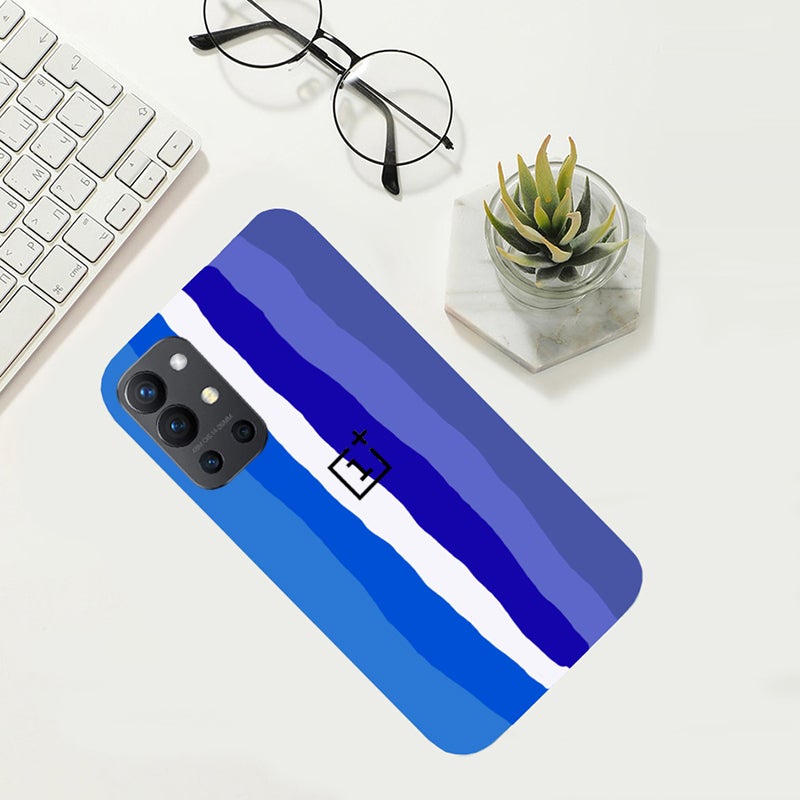 Rainbow Liquid Silicone Soft Case For Oneplus 9R - planetcartonline