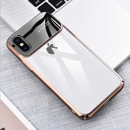 New Edition Smooth Luxury Lens Case For  iPhone X