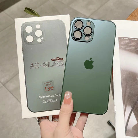 Orignal Glossy Premium Glass Back Case For iPhone