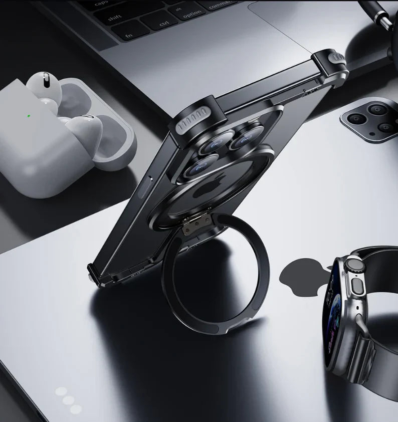 Metal Magsafe Frameless Bumper Case For iPhone 16 Series