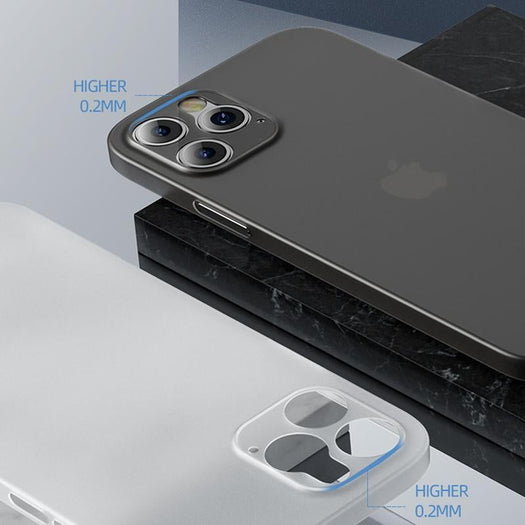 Frosted Ultra Thin Paper Back Case For iPhone 13 Pro - planetcartonline