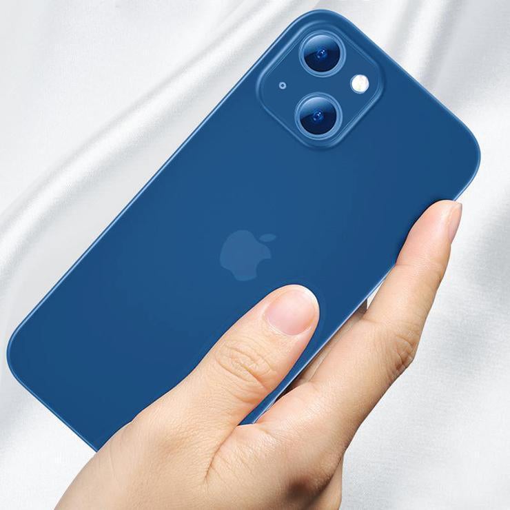 Frosted Ultra Thin Paper Back Case For iPhone 13 - planetcartonline