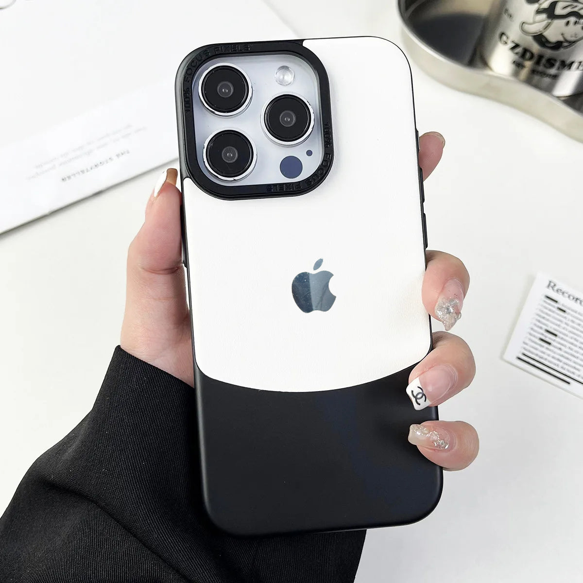 Premium Leather and Polycarbonate Case For iPhone 14 Plus