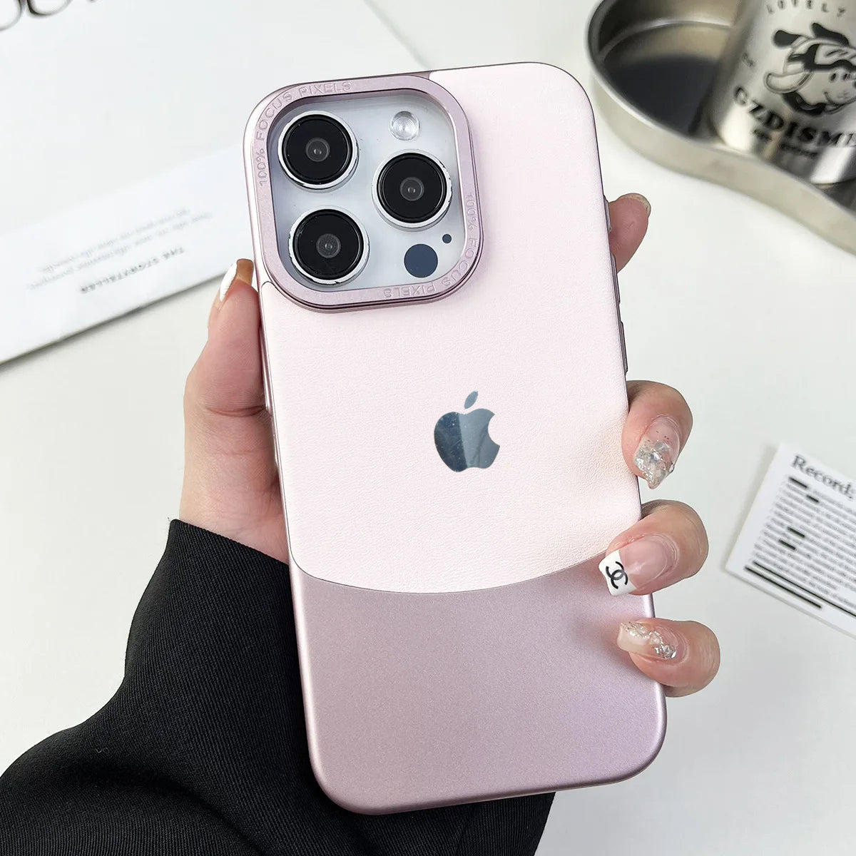 Premium Leather and Polycarbonate Case For iPhone 16 Pro Max