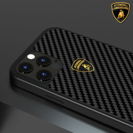 Elemento D3 Genuine Carbon Fiber Lamborghini Case for Apple iPhone 12 Pro Max