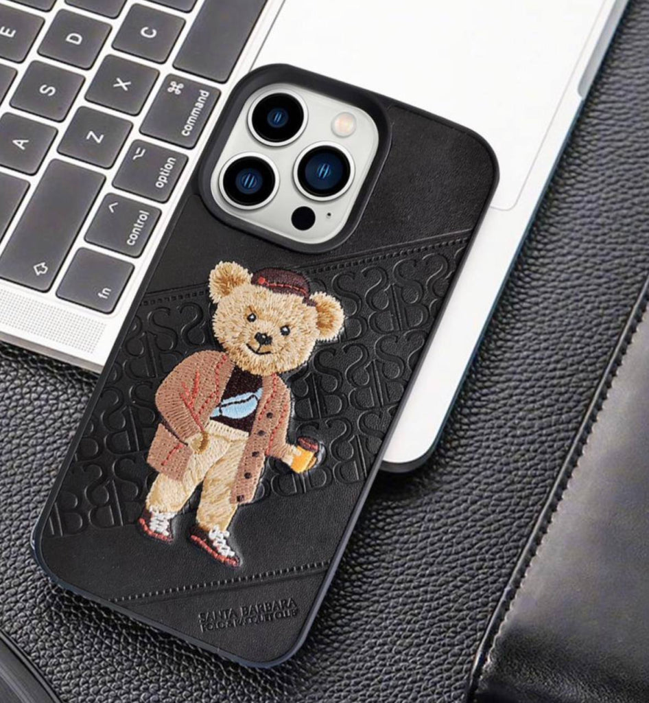 Santa Barbara Classic Crete Series Genuine Leather Case For iPhone 15 Pro