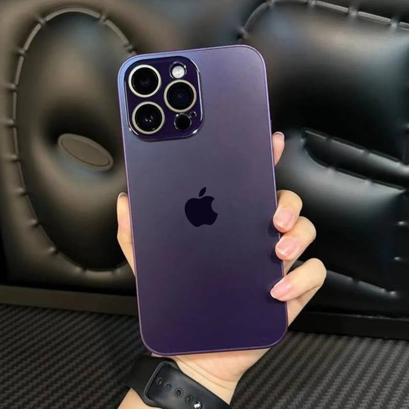 Glossy Ultra Thin Electroplated Camera Lens Protection For iPhone 16