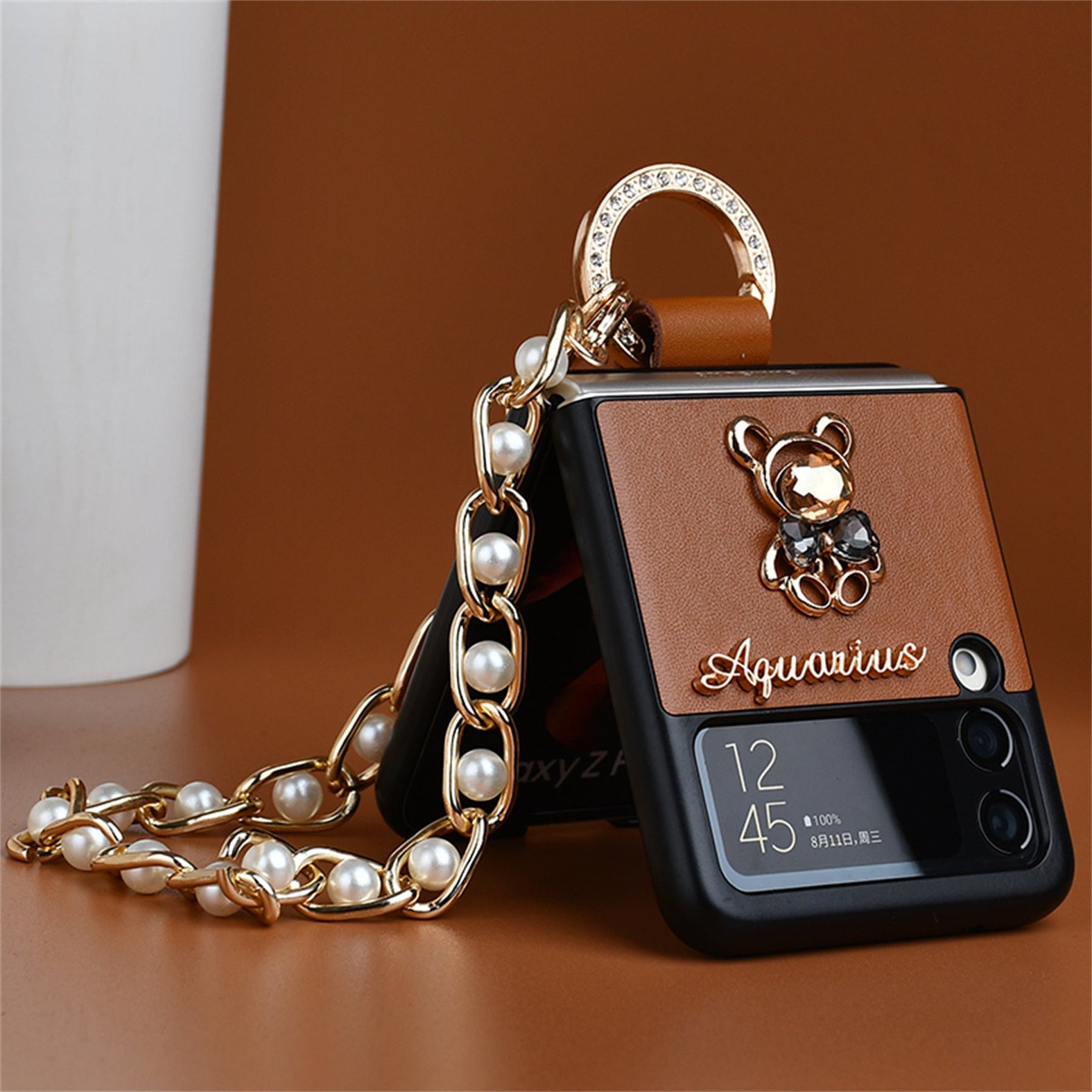 Premium Aquaris Bracelet Phone Case for Samsung Galaxy Z Flip 4