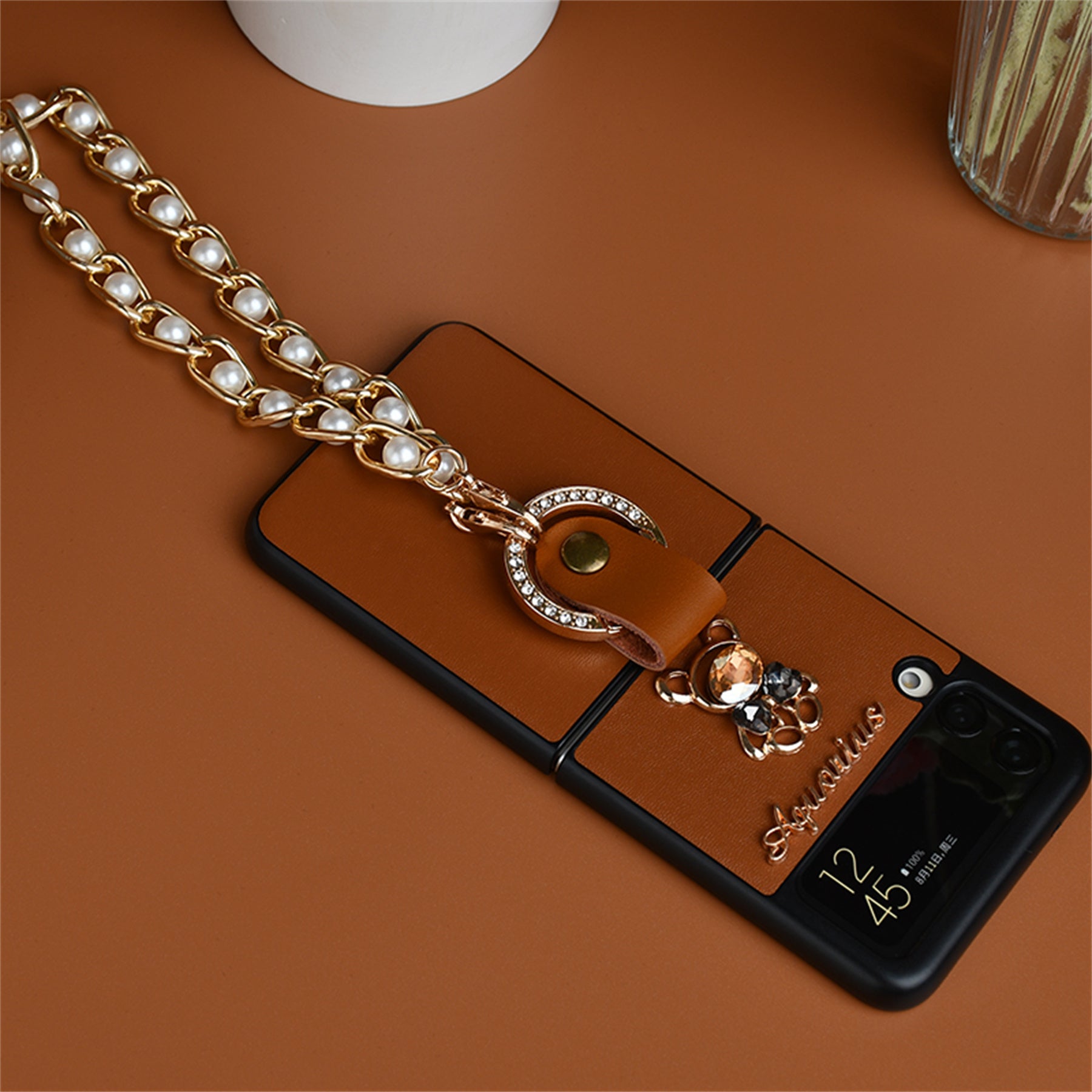 Premium Aquaris Bracelet Phone Case for Samsung Galaxy Z Flip 3