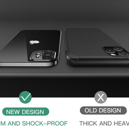 Luxury Square Clear Silicon Case With Camera Protection For iPhone 11