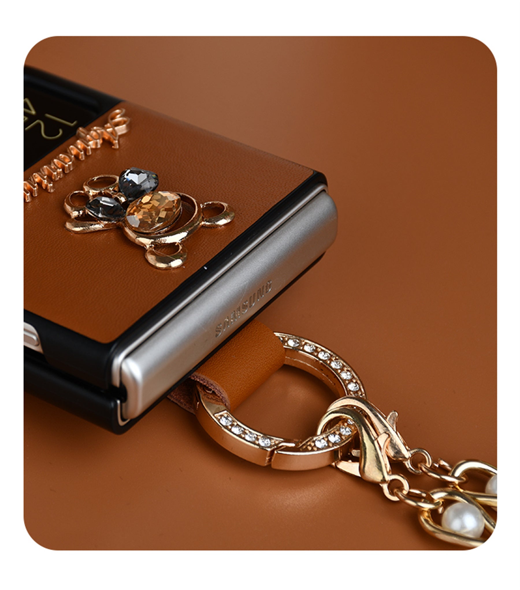 Premium Aquaris Bracelet Phone Case for Samsung Galaxy Z Flip 3