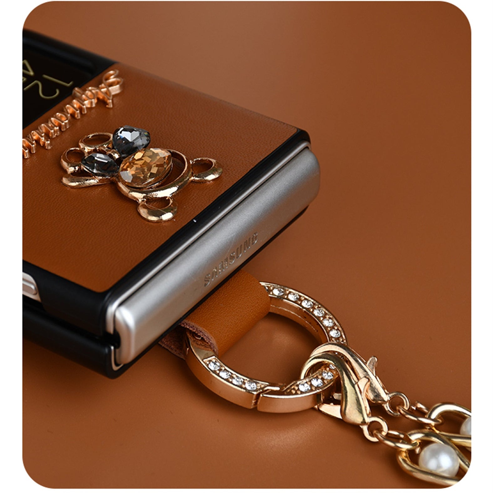 Premium Aquaris Bracelet Phone Case for Samsung Galaxy Z Flip 4