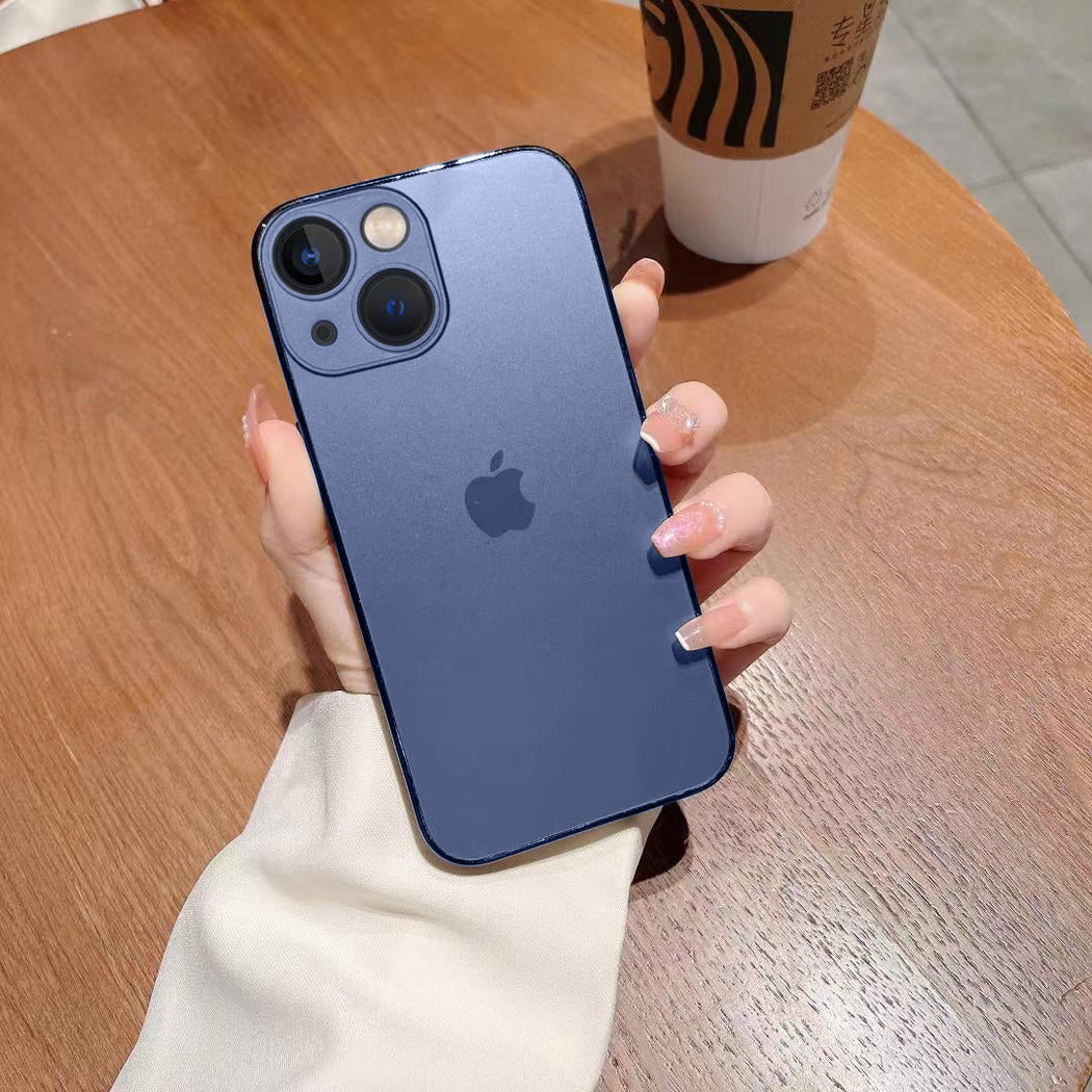 Orignal Glossy Premium Glass Back Case For iPhone 13