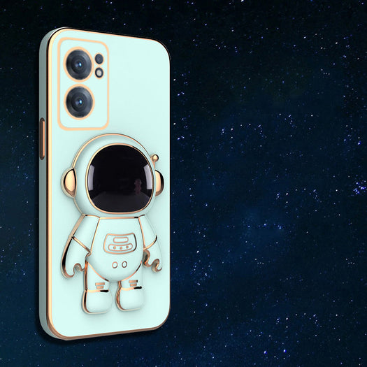 Astronaut Luxurious Gold Edge Back Case For OnePlus Nord CE 2