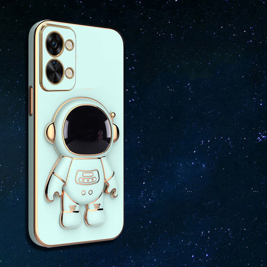 Astronaut Luxurious Gold Edge Back Case For OnePlus Series