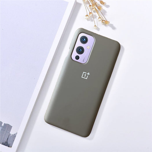 Liquid Silicone Logo Back Case For One Plus 9R