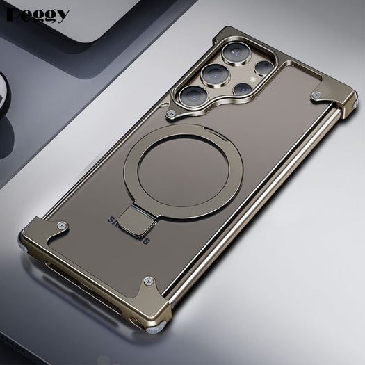 Magsafe Metal Frame Case For Samsung Galaxy S24 Ultra