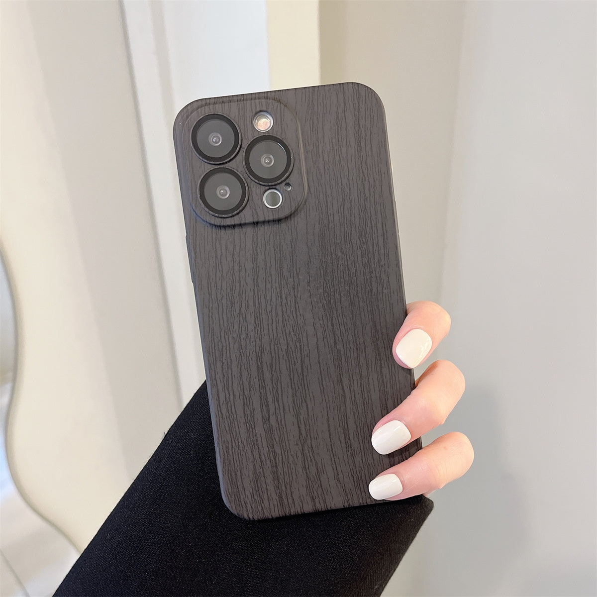 Luxury Ultra-thin Wood Grain Phone Case For iPhone 15 Pro Max