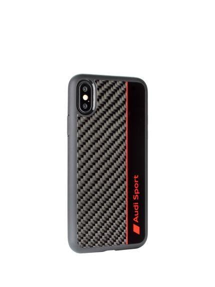 Audi Q8 D1 Genuine Carbon Fiber R8 D1 Limited Edition Case For iPhone X/XS - Planetcart