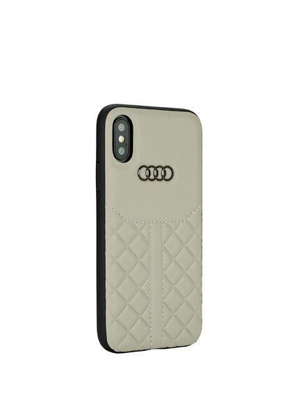 Audi Q8 D1 Genuine Leather Crafted Limited Edition Case For iPhone X/XS - Planetcart