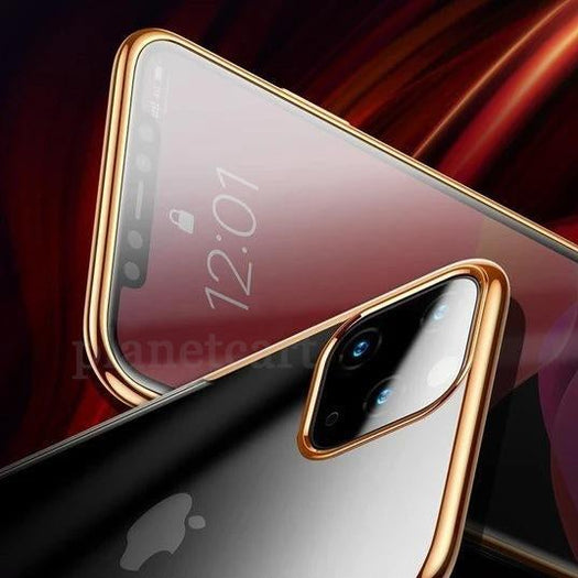 Baseus Ultra-Thin Transparent Sparkling Edge Case For iPhone 11 Pro Max