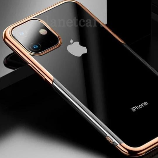 Baseus Ultra-Thin Transparent Sparkling Edge Case For iPhone 11 Pro