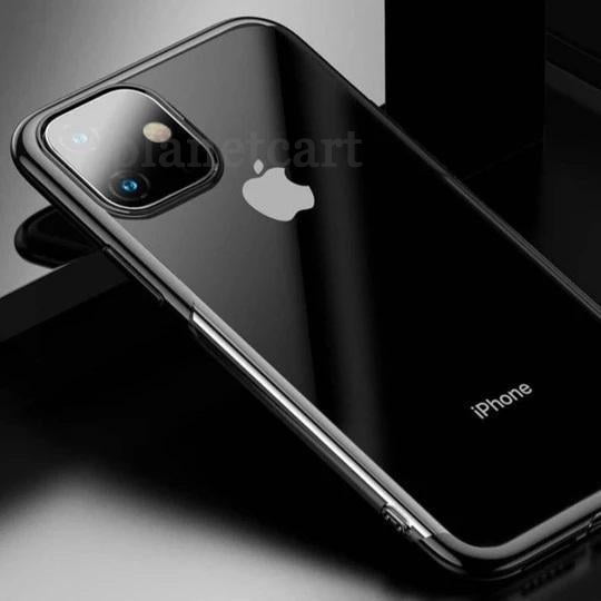 Baseus Ultra-Thin Transparent Sparkling Edge Case For iPhone 11 Pro Max