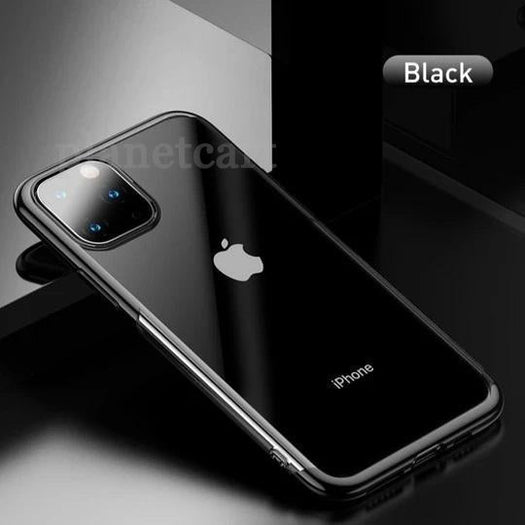 Baseus Ultra-Thin Transparent Sparkling Edge Case For iPhone 11 Pro