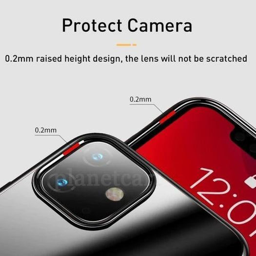 Baseus Ultra-Thin Transparent Sparkling Edge Case For iPhone 11 Pro